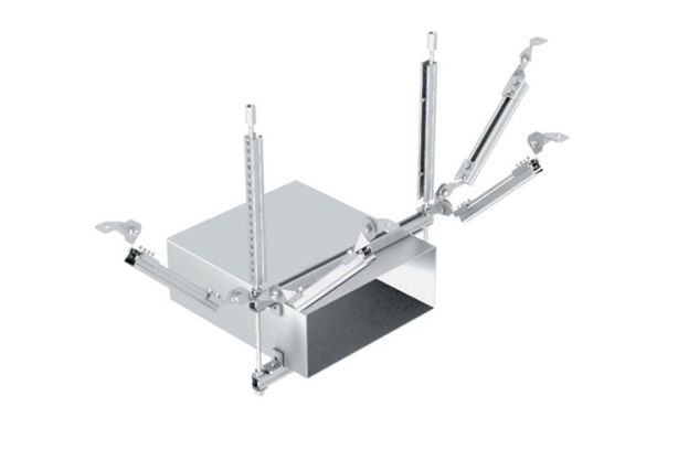 风管侧纵向抗震支吊架系统