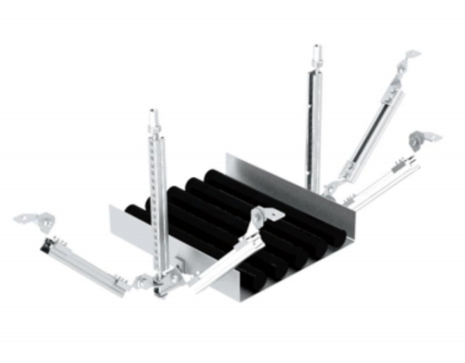 桥架侧纵向抗震支吊架系统
